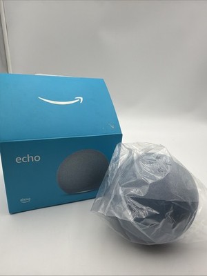 Amazon Echo 4th Gen Bluetooth Smart Speaker L4S3RE   Blue Full Size