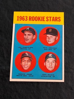 1963 Topps Rookie Stars L. Gabrielson/P. Jernigan/D. Jones/J. Wojcik #253 - NM/M
