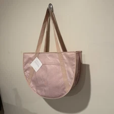 BRAND NEW ~ Round Utility Tote - Rose Blush Metallic Thirty One ~ NWT