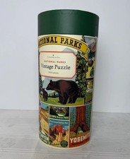 Cavallini Co. National Parks Vintage 1000 Piece Puzzle Multicolor Cardboard