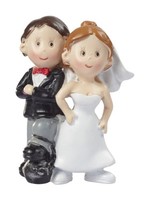 Deko-Figur Brautpaar Hochzeitspaar Mit FußFessel 5 Cm Hochzeit