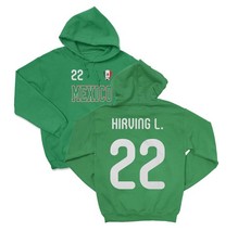 Mexico Hirving 22 Soccer Jersey Style 2-Side Unisex Hooded Sweatshirt