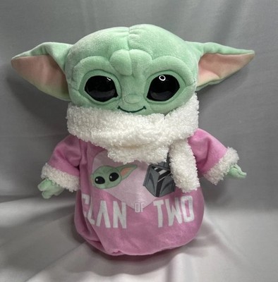 Star Wars Mandalorian Grogu The Child Clan Two Holiday 8'' Plush Mattel Baby Yoda