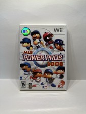 MLB Power Pros 2008 (Nintendo Wii, 2008) Complete CIB W/ Manual Tested Working