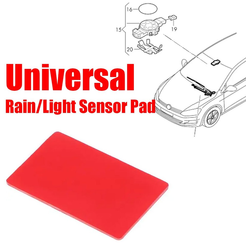 Car Front Windscreen Glass Rain Humidity Sensor Gel Pad Glue Sticker ...