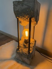 Concrete Lamp. Perfect for industrial and modern interiors.