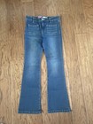 Levis Flare Jeans Patch Pocket Girls Adjustable Waist Stretch Jeans Size 12 New — photo 1