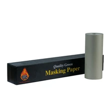High Teck Products MP150G-18 Masking Paper, 18 in W x 500 ft L, Green, 35 lb Bas