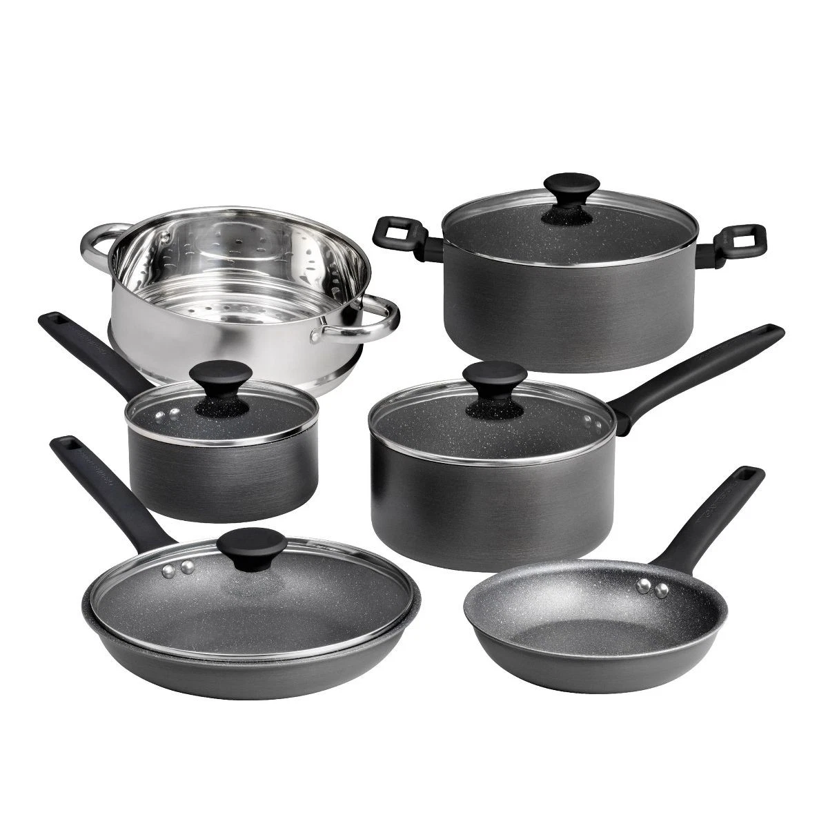Granitestone Pro Premier Hard Anodized Cookware Set 10 Pc Nonstick Pots/Pans Set
Opens in a new wind