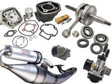KIT COMPLETO CILINDRO ALBERO MARMITTA CARBURATORE GILERA DNA 50 2T 2007