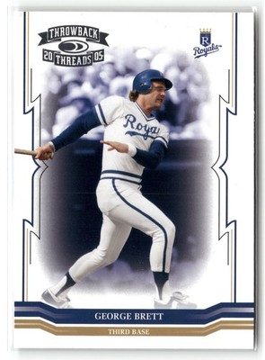 2005 Donruss Throwback Threads George Brett #284