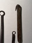 Civil War Era  Antique Hand Forged Iron Fireplace Hearth Flesh Cooking Forks — photo 5