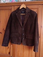 Woodland Leather Suede Jacket Size 8