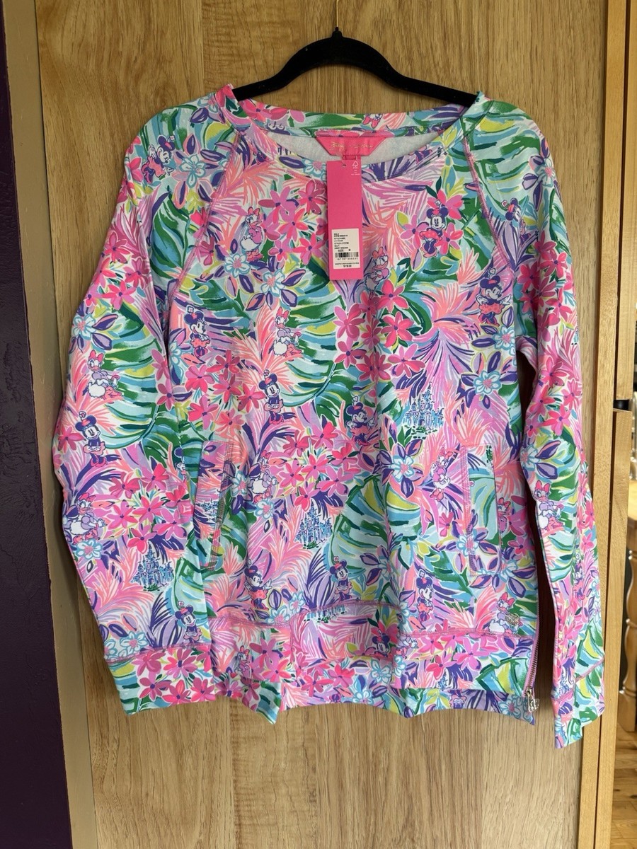 Lilly Pulitzer Disney Dreamin Daisy Minnie Beachcomber Pullover