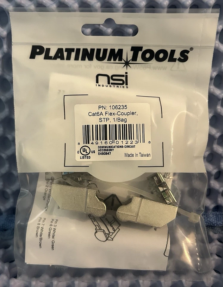 Platinum Tools 106235 Cat6A Flex-Coupler, STP - 25 Pack - Image 4 of 4