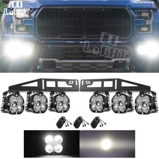 2017-2020 Ford F-150 Raptor Led Pro Fog Light Kit Rigid 17 18 19 2019 Lights