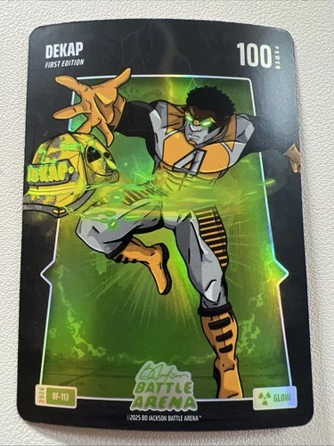 2026 Bo Jackson Battle Arena Dekap Battlefoil Glow 100 PWR
