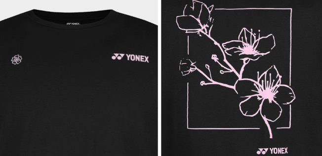 YONEX 2026 Cherry Blossom Unisex Badminton T-Shirts Sports Top