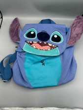 Disney World Park Lilo Stitch Mini Backpack Purse Canvas Stitch No Sound 13"
