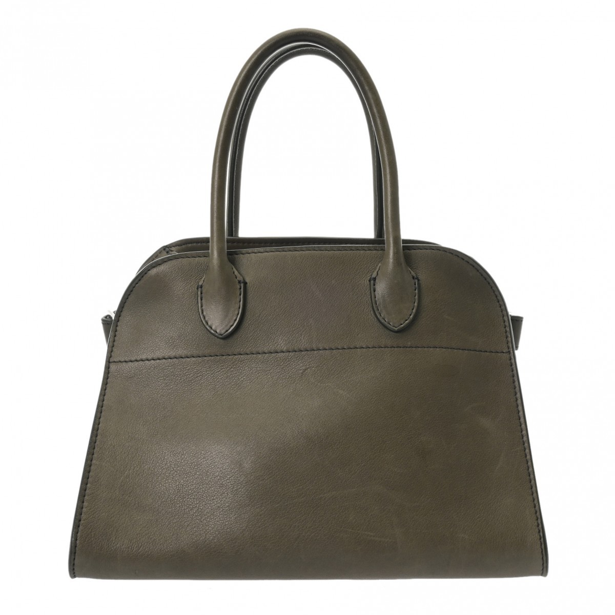 THE ROW　 Soft Margaux 10 W1190L72 leather Koala Grey Women Handbag