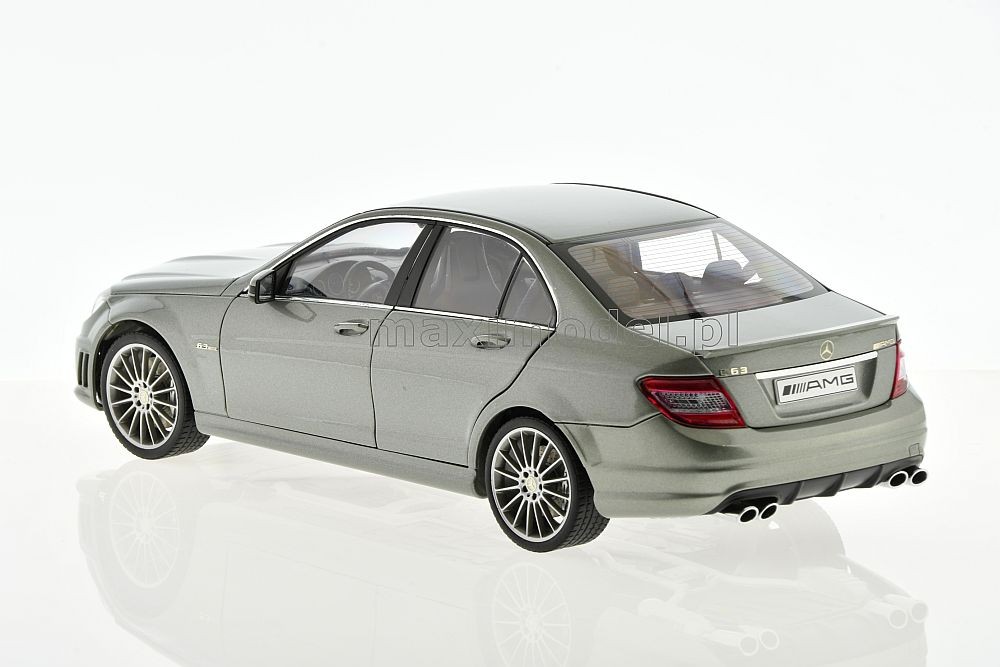 AUTOart Mercedes-Benz C63 AMG 1/18 Diecast Vehicle - Gray (76275