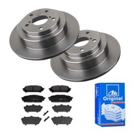 ATE Bremsscheiben Ø266MM + BremsbelÄGe Hinten FÜR Subaru Impreza Forester