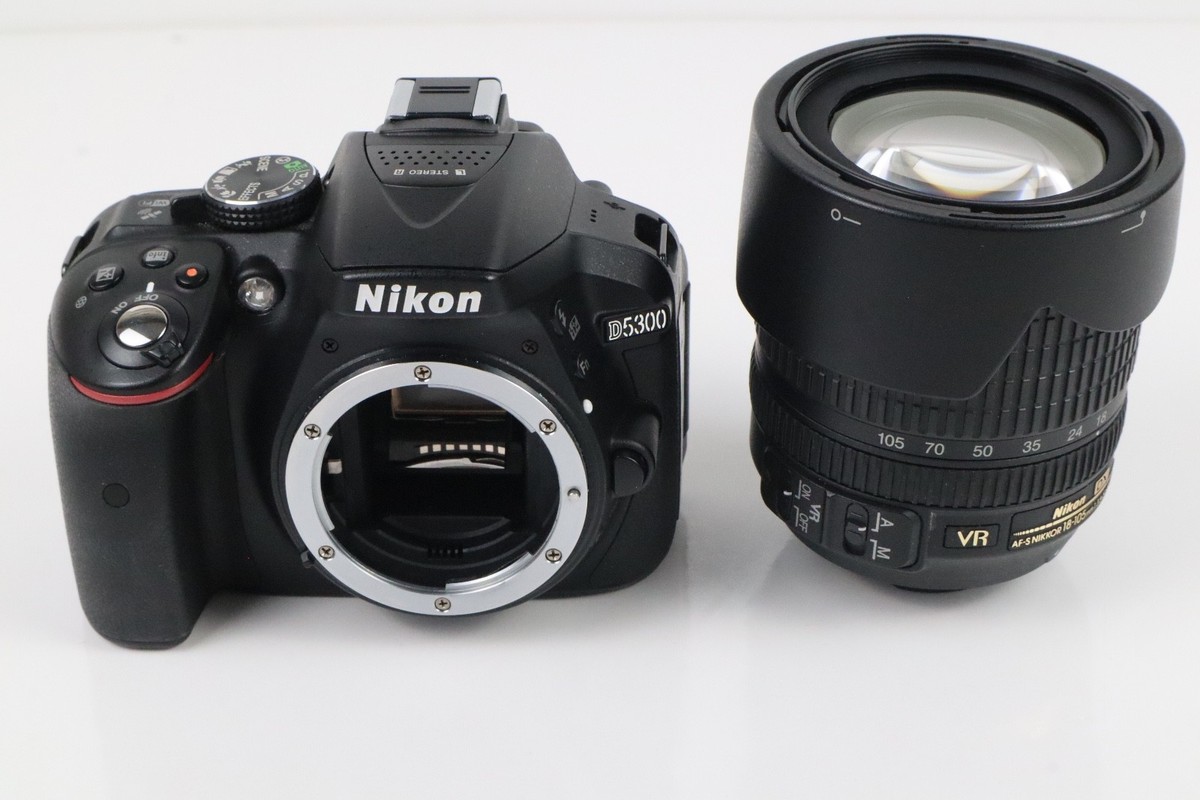 Nikon D5300 DSLR Camera w/ 18-105mm VR Lens Bundle Tested [4,983