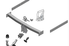 Anhängerkupplung BMAR BRINK 550800 für AUDI A6 C7 4G2 4GC Avant 4G5 4GD A7 4GA