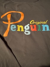 Original Penguin by Munsingwear Sweatshirt Dark Gray Men's XL