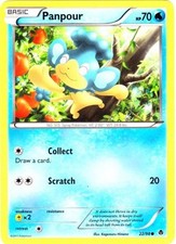 Panpour - 22/98 - Common (Lp) Emerging Powers - Water Pokémon