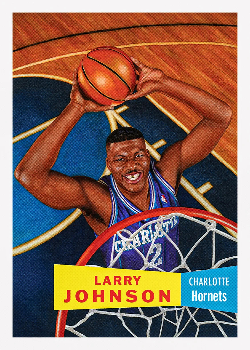 2026 Topps Living Set Basketball Card 27 Larry Johnson - 25 Cent Shipping!
