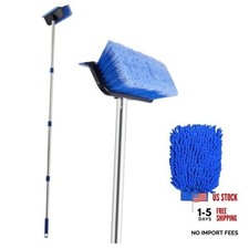 60" Car Wash Brush with Long Handle, Soft Bristle Car Washing Brush Cleaning
