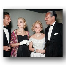 Oleg Cassini Grace Kelly Sonja Henie Cesar Romero Photo 8x10 1954