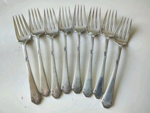Towle Lady Mary Forks, Sterling Silver (8pcs) 258 Grams