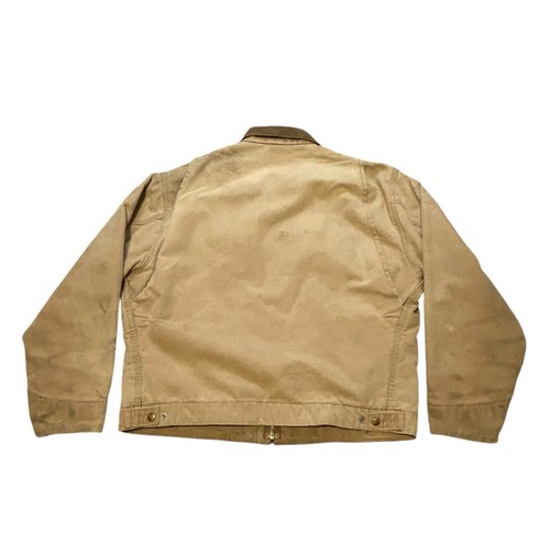 Carhartt Detroit Jacket Vintage Quilt Lined  Worn Distressed 6QLJ Men’s 46/XL by Carhartt, $97 - Photo 2