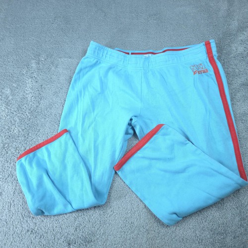 Nike Pants Youth 10-12 Blue Cotton Lounge Red Stripe Athletic Sweatpants