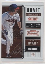 2018 Panini Contenders Draft Picks Ticket /99 Adam Haseley (Front of Jersey) fm0