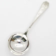VINTAGE STERLING SILVER .925 DOMINICK & HAFF QUEEN ANNE MONO CREAM SOUP SPOON