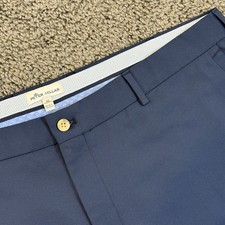 Peter Millar Crown Sport Salem Performance Wicking Golf Shorts Navy Mens 42