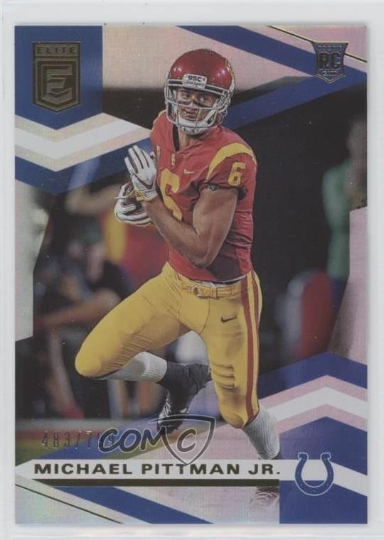 2020 Panini Donruss Elite Rookies 483/799 Michael Pittman Jr #123 8sr