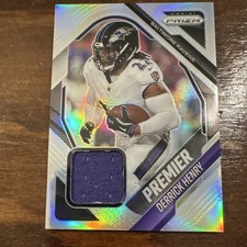 Panini 2025 Prizm Premier Jerseys Derrick Henry #PJY-DHY Ravens NFL Football