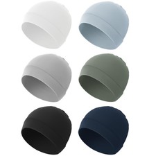 6 PCS Baby Beanie Hats Newborns Soft Infant Caps Boys Girls 06 Months