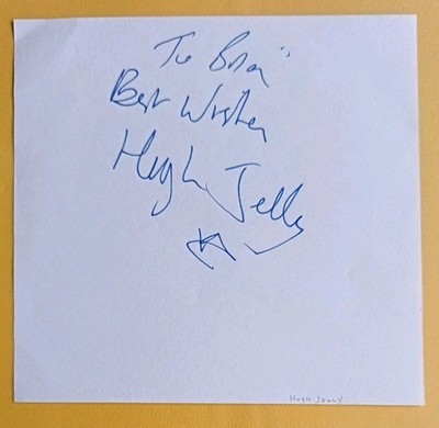 Hugh Jelly - Sticky Moments, Rückkehr der Jedi-Ritter persönlich signierte Seite AFTAL COA