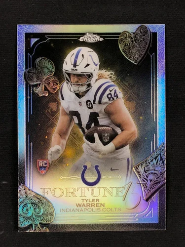 2025 Topps Chrome Tyler Warren Refractor (RAW)