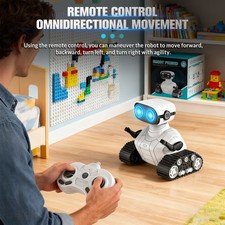 Robot Toys for Boys Girls Remote Control,Auto-Demonstration,Flexible Head  Arms