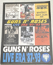 GUNS N' ROSES Live Era '87-'93 Disc 1 Band Score Japan Guitar Bass Drums Tab