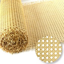 24x40'' Rattan Plastic Cane Webbing Roll,Anti-Mildew Woven Open Mesh DIY Repair