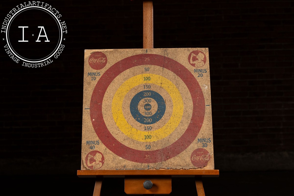 Vintage Coca-Cola Cork Advertising Dartboard | eBay