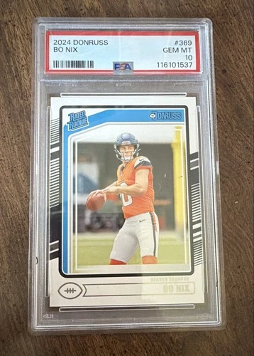 2024 Panini Donruss - Rated Rookie Bo Nix #369 (RC)