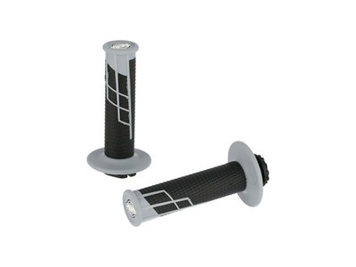 Clamp-On Griffsystem ''Half Waffle'' Grau / Schwarz, für Schnellgasgriff
